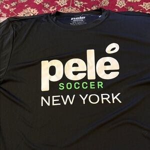 Pele soccer New York t-shirt size medium Dri-fit material (TD)
